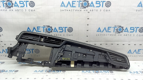 Honda Insight 19-22 black center dash trim with deflectors, scratches