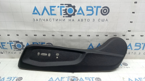 Left side driver's seat trim for a 19-22 Honda Insight, black, scratches