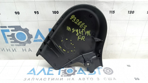 Left side passenger seat trim for Honda Insight 19-22 black,