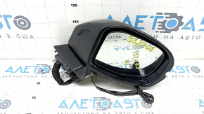 Right side mirror assembly for Honda CRV 23-26, 8-pin, turn signal, heated, BSM, black