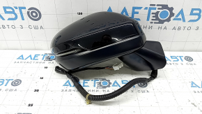 Right side mirror assembly for Honda CRV 23-26, 8-pin, turn signal, heated, BSM, black
