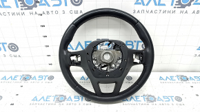 Honda CRV 23-26 black leather steering wheel with orange stitching under the paddle shifters, with a cover, scratches