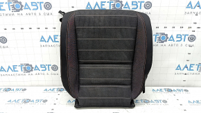 Honda CRV 23-26 driver's seat cushion cover, black fabric with orange stitching, Sport, heated, cleanable