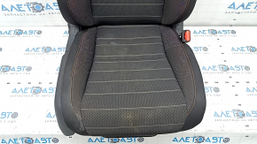 Honda CRV 23-26 passenger seat without airbag, manual, heated, black fabric with orange stitching, Sport, dry-cleanable