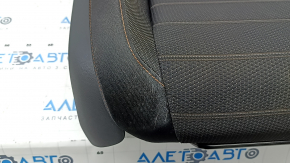 Honda CRV 23-26 passenger seat without airbag, manual, heated, black fabric with orange stitching, Sport, dry-cleanable