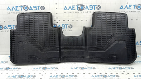 Set of black floor mats for Honda CRV 23-26 tires