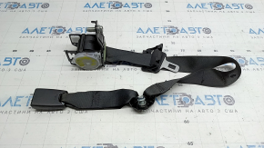 Rear center seat belt for Kia Optima 11-16, black with black fastening