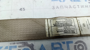 Seat belt, 3rd row, rear left, Kia Sorento 10-15, beige, dry-cleanable