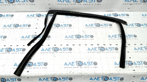 Upper rear left door molding for Ford Fusion mk5 17-20 matte with glass seal