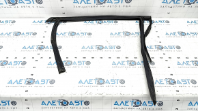 Upper rear left door molding for Ford Fusion mk5 17-20 matte with glass seal