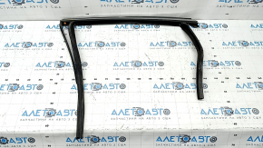 Upper rear left door molding Ford Fusion mk5 13-16 chrome with glass seal, worn
