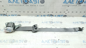 Rear left seat belt for Acura MDX 14-20, gray with gray fastener, dry cleanable