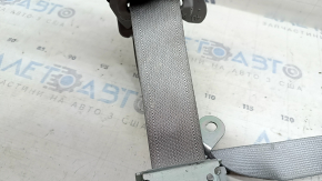 Rear left seat belt for Acura MDX 14-20, gray with gray fastener, dry cleanable