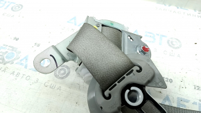 Rear right seat belt for Acura MDX 14-20, gray with gray fastener, dry-cleanable