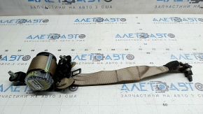 Seat belt, 2nd row, rear left, Kia Sorento 10-15, beige, dry-cleanable