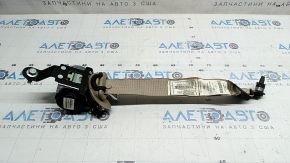 Seat belt, 2nd row, rear left, Kia Sorento 10-15, beige, dry-cleanable