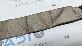 Seat belt, 2nd row, rear left, Kia Sorento 10-15, beige, dry-cleanable