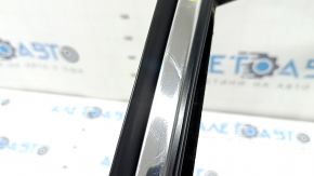 Upper rear left door molding for Ford Fusion mk5 13-16 chrome with glass seal, scratches