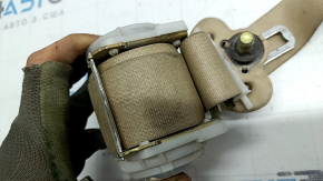 Rear left seat belt for Subaru b9 Tribeca, beige, dry-cleanable