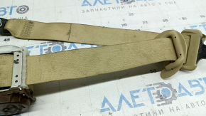 Subaru B10 Tribeca rear left seat belt, beige, dry cleanable