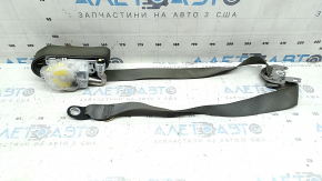 Driver's seat belt with squib for Toyota Camry v50 12-14 USA, gray, used, dry cleanable