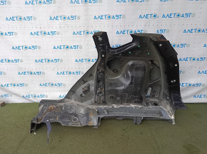 Quarter wing rear right Nissan Rogue 21-24 US built on body, black