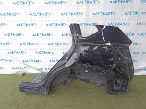 Quarter wing rear left Nissan Rogue 21-24 US built on body, black