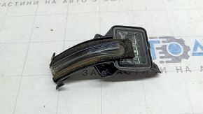 Right side mirror assembly for Honda Insight 19-20, 10 pins, camera, heated, blue, worn