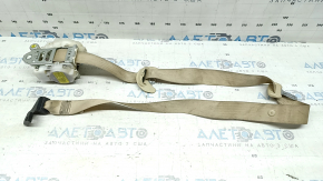 Lexus RX350 RX450h 10-12 passenger seat belt with squib, beige, dry-cleanable, shot