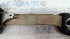 Rear left seat belt with squib for Lexus RX350 RX450h 10-14, beige, dry-cleanable, worn