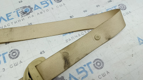 Toyota Avalon 13-14 passenger seat belt, type 1, beige, broken, dry-cleanable