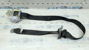 Rear left seat belt with squib for Lexus RX350 RX450h 10-14, black, worn, dry-cleanable