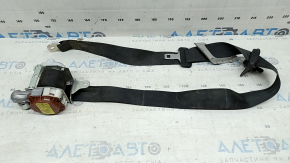 Rear left seat belt with squib for Lexus RX350 RX450h 10-14, black, worn, dry-cleanable