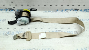 Rear right seat belt for Lexus ES300h ES350 13-18 with squib, beige, dry-cleanable, used