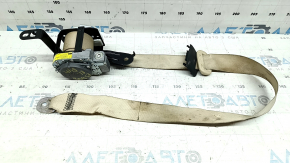 Rear left seat belt for Lexus ES300h ES350 13-18 with squib, beige, dry-cleanable, used