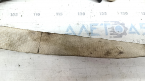 Rear left seat belt for Lexus ES300h ES350 13-18 with squib, beige, dry-cleanable, used