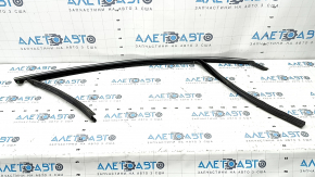 Upper front right door molding Ford Fusion mk5 13-16 chrome with glass seal, worn