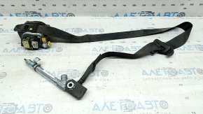 Passenger seat belt for VW Passat b7 12-15 USA with squib, black, dry-cleanable, blown