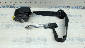 Driver's seat belt VW Passat b7 12-15 USA with squib tensioner, black, shot
