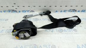 Driver's seat belt VW Passat b7 12-15 USA with squib tensioner, black, shot