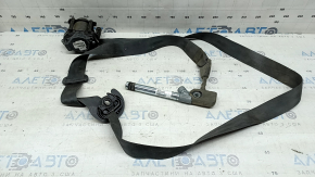 Driver's seat belt for VW Passat b8 16-19 USA with squib and tensioner, black, dry-cleanable, blown