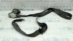 Driver's seat belt for VW Jetta 11-18 USA with squib, black, dry clean, fired