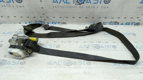 Driver's seat belt for VW Jetta 11-18 USA with squib, black, dry clean, fired