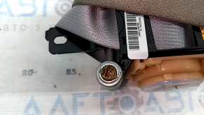Acura MDX 14-16 passenger seat belt with squib, gray, used, dry cleanable