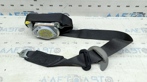 Honda Accord 13-17 passenger seat belt with squib, black, dry clean, blown