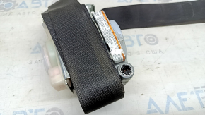 Honda Accord 13-17 passenger seat belt with squib, black, dry clean, blown