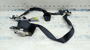 Honda Accord 18-22 black passenger seat belt with squib and tensioner, folded