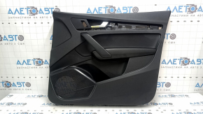 Front right door trim card for Audi Q5 80A 21-24 black leather