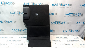 Left rear seat back for Toyota Rav4 19-25, black leather, gray stitching