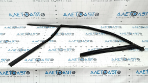 Upper door molding front right Audi Q5 8R 09-17 mat with glass seal